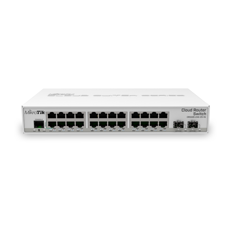 Комутатор MikroTik Cloud Router Switch CRS326-24G-2S+IN